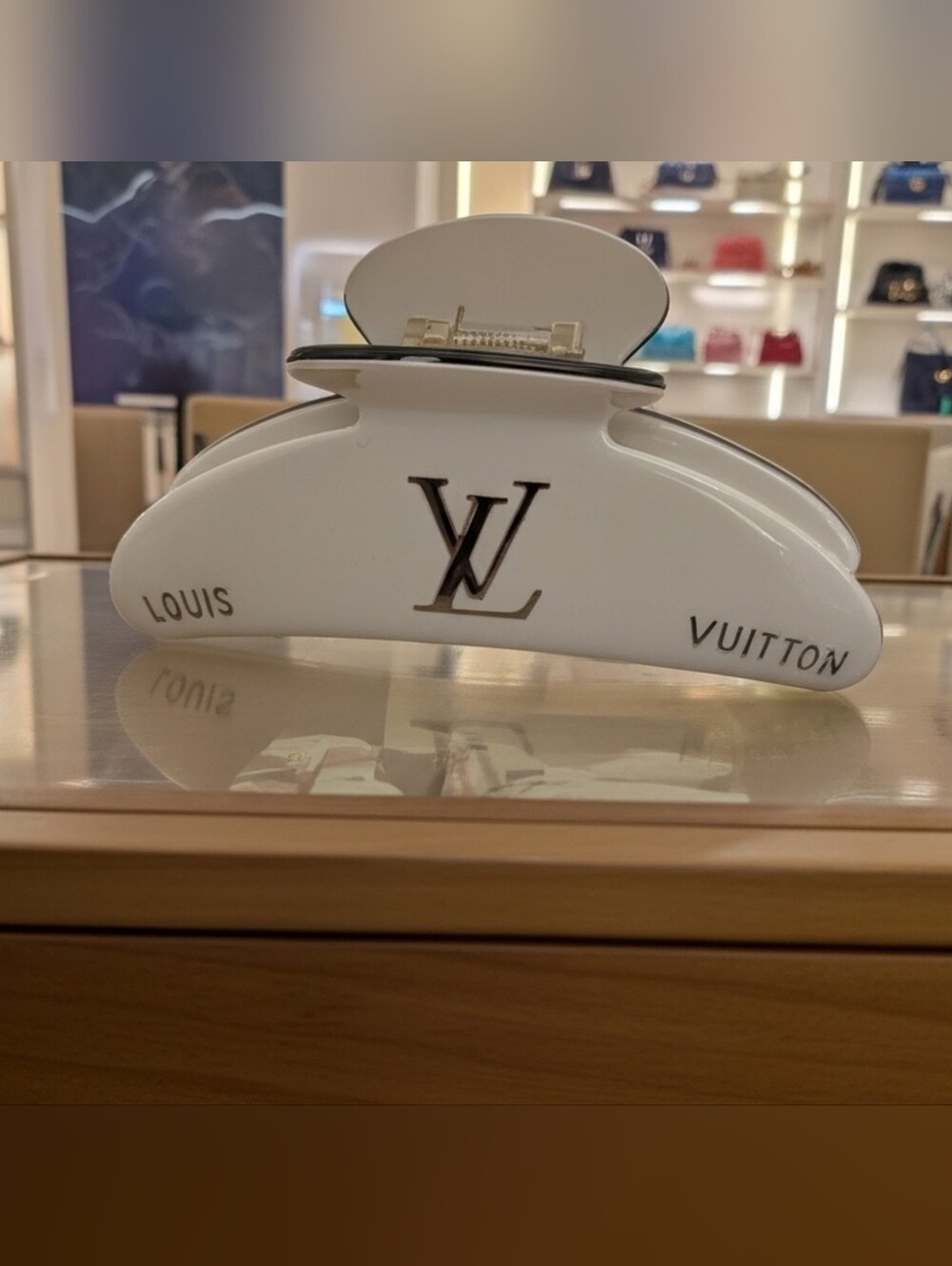 Louis Vuitton Logo Hair Clip Claw